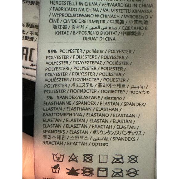 Guess black velvet rhinestones front logo short sleeves t-shirt size XS - Picture 5 of 16